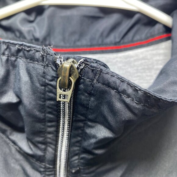 Nike 600‎ Mens Windbreaker Jacket Black & Gray XL Winter Warm - Picture 3 of 13